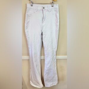 SHEIN | High Rise Super Flare Leg White Denim Jeans | Size 30
